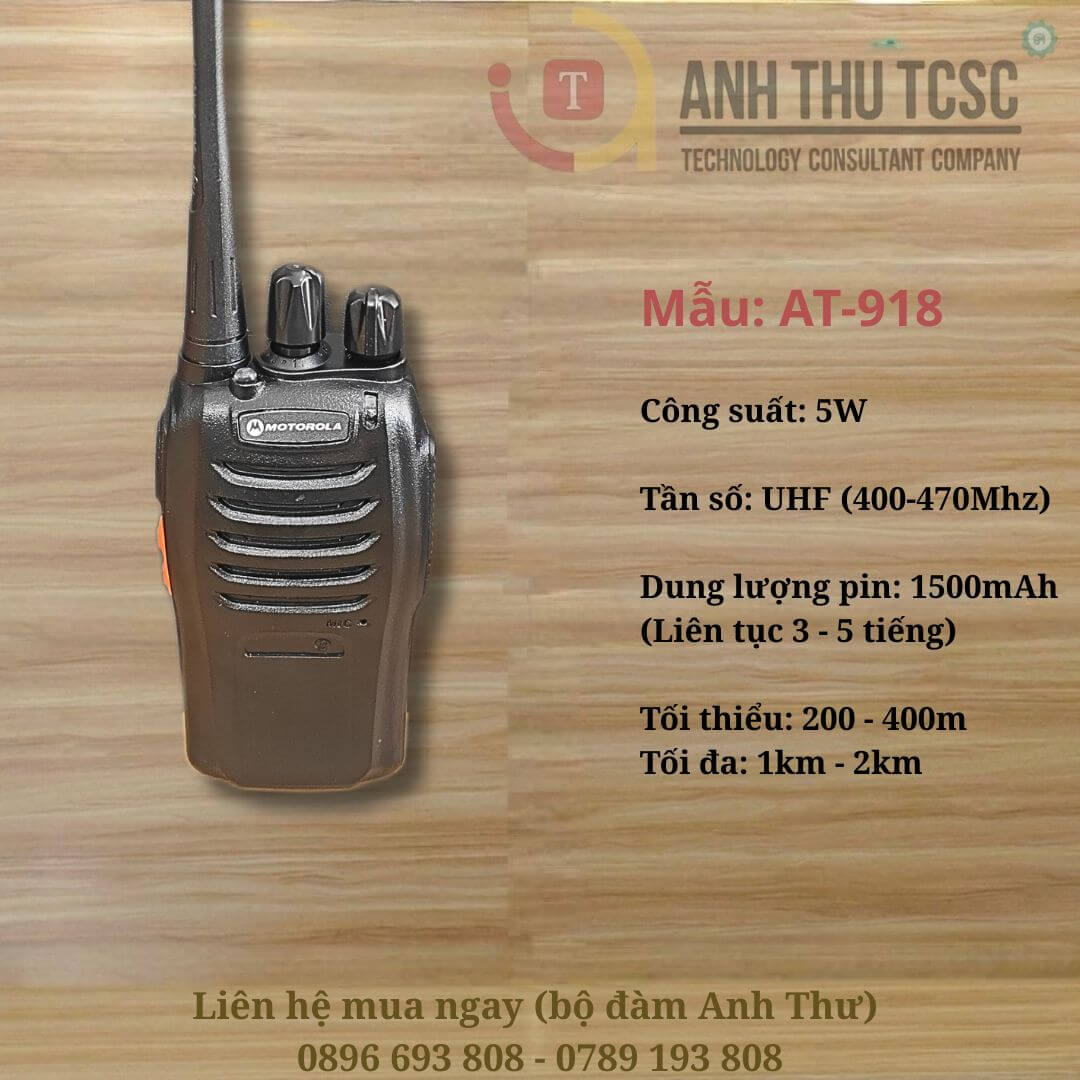 Bộ đàm Motorola AT-918