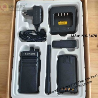 Bộ đàm Kenwood NX-3470 công suất lớn, thiết kế cầm tay chắc chắn, trọn bộ bộ đàm - Phân Phối bởi Anh Thư TCSC thumb