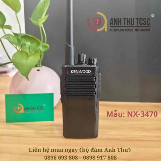 Bộ đàm Kenwood NX-3470 công suất lớn, thiết kế cầm tay chắc chắn, trọn bộ bộ đàm - Phân Phối bởi Anh Thư TCSC thumb