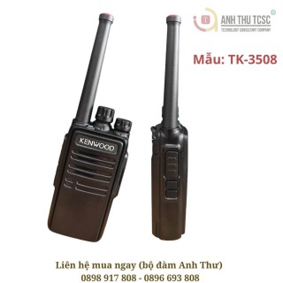 Bộ đàm Kenwood TK-3508 liên lạc ổn định cho công trình, thiết kế cầm tay chắc chắn với trọn bộ phụ kiện đi kèm | Anh Thư TCSC Phân Phối thumb
