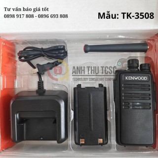 Bộ đàm Kenwood TK-3508 liên lạc ổn định cho công trình, thiết kế cầm tay chắc chắn với trọn bộ phụ kiện đi kèm | Anh Thư TCSC Phân Phối thumb