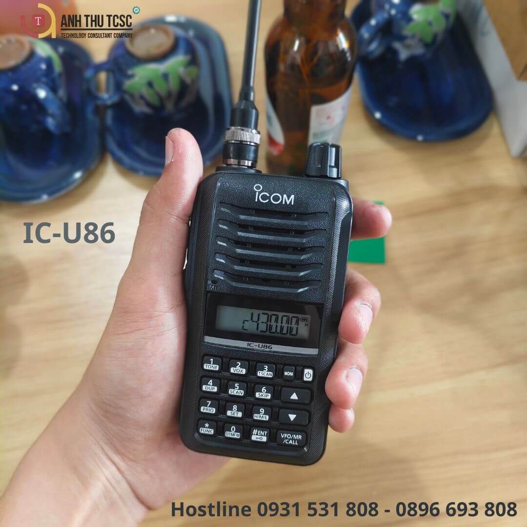 Bộ đàm Icom IC-U86 cầm tay giá tốt | Phân phối bởi Anh Thư TCSC