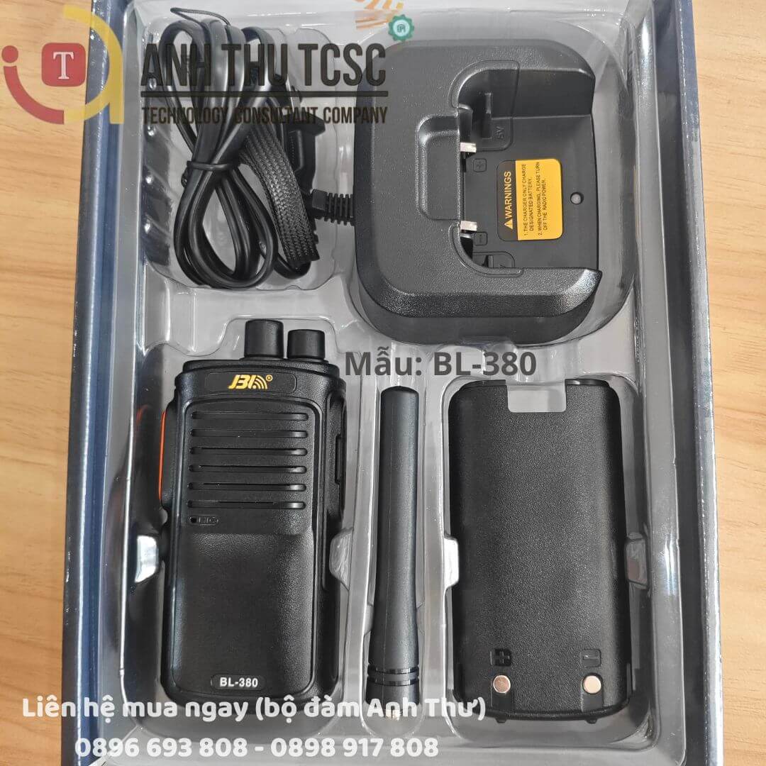 Bộ Đàm JBL BL-380 | Bộ Đàm Tự Dò Tần Số | Đại Lý Máy Bộ Đàm