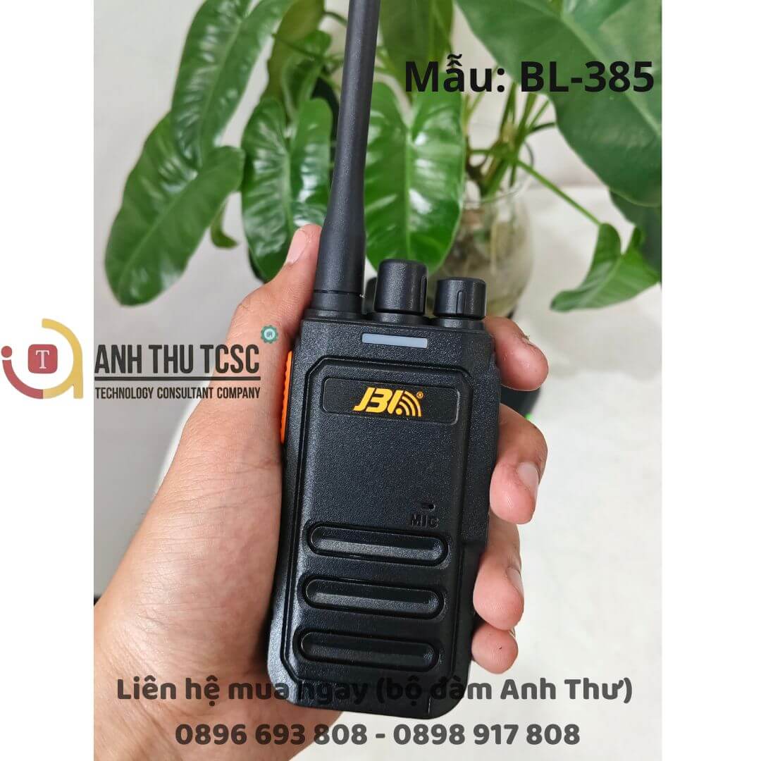 Bộ đàm JBl BL-385 - Hình ảnh thực tế và trọn bộ phụ kiện của bộ đàm | Đại Lý Máy Bộ Đàm