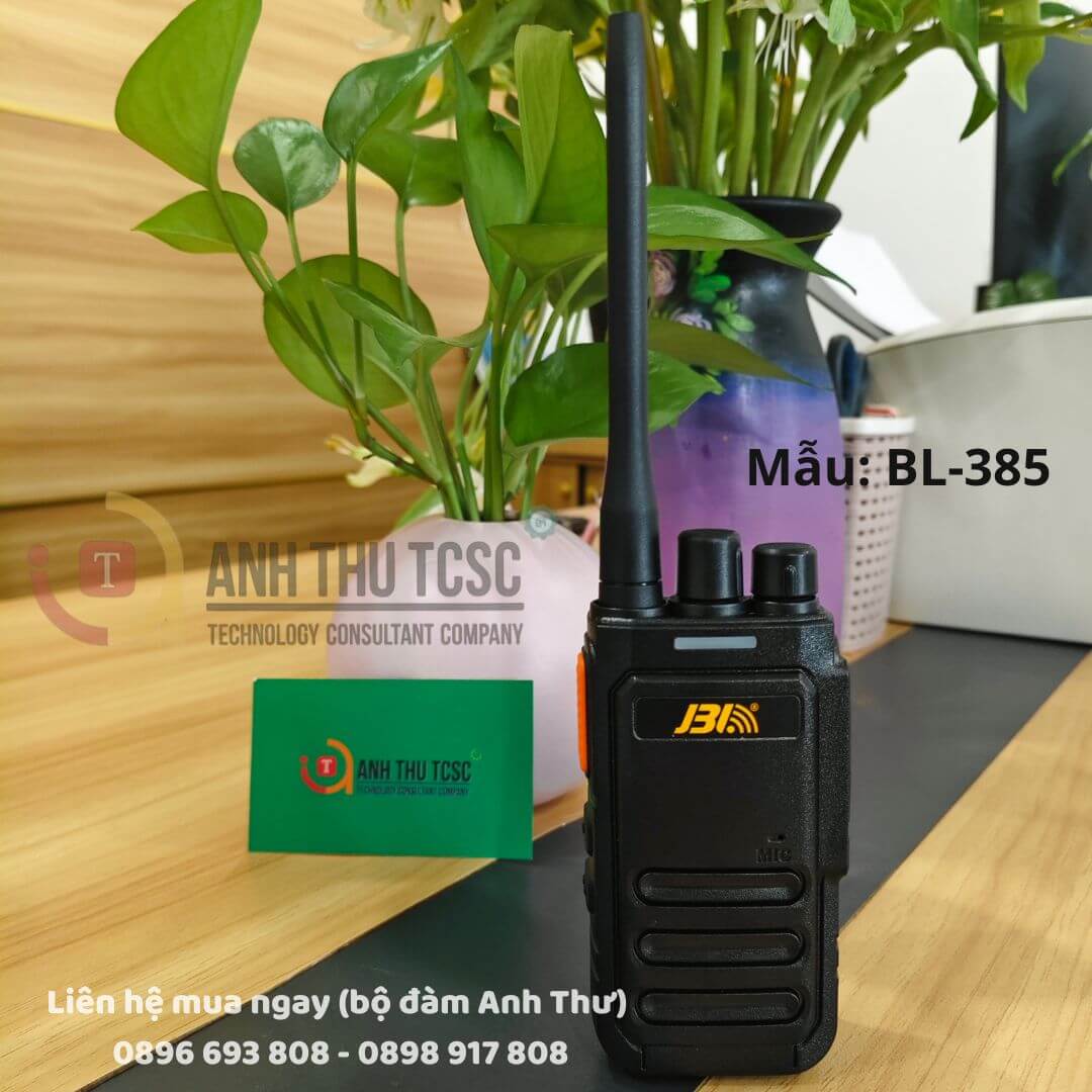 Bộ đàm JBl BL-385 - Hình ảnh thực tế và trọn bộ phụ kiện của bộ đàm | Đại Lý Máy Bộ Đàm